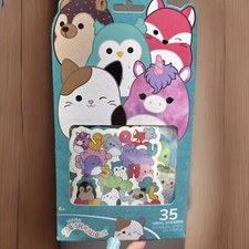 Original Squishmallow Vinyl Stickers - 35 Per Package New