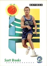 1991' Scott Brooks Minnesota Timberwolves NBA SkyBox Card #167