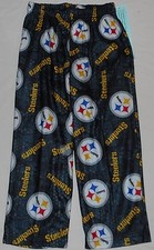 PITTSBURGH STEELERS NFL TEAM APPAREL BOYS PAJAMAS LOUNGE PANTS S 4 M 5-6 L 7