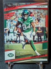 Corey Davis Red Foil SP #d /449 2022 Prestige Xtra Points #228 New York Jets