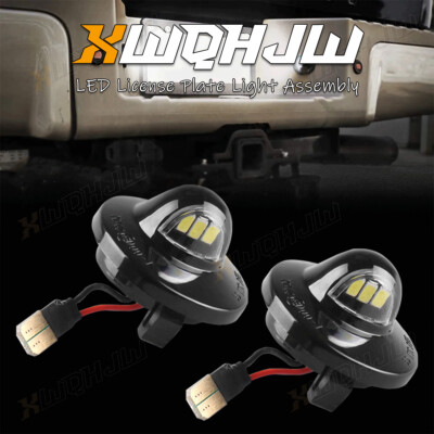 XWQHJW [BRIGHT WHITE] LED License Plate Light Lamp SET For 1980-2014 Ford F150