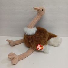 Ty Stretch The Ostrich Beanie Babies Vintage Plush Toy Stuffed Animal 16" Tall