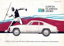 Brochure Lancia Flaminia  Sport 3C Zagato 1963 France