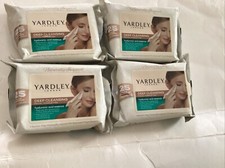 4-Pks: Yardley London- Deep Cleansing Hyaluronic Acid Facial Wipes, 25 Ct.