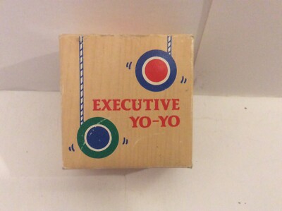 Vintage Russ Executive Yo-Yo - This Pop Is Tops - Wooden YoYo