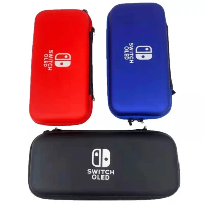 MARKENLOS Nintendo Switch / OLED Tasche Hülle Hardcase Case Schutz tragbar in 4 Farben