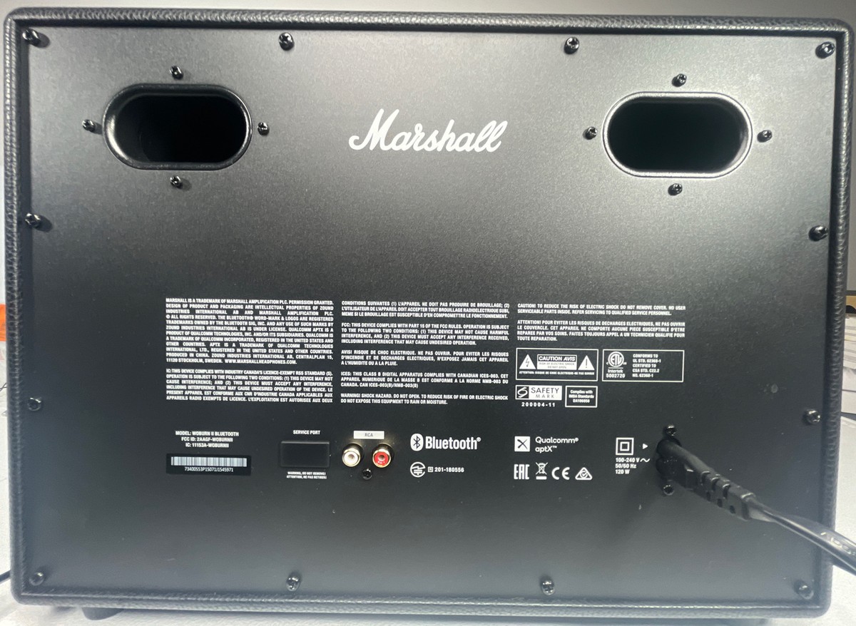 Marshall Woburn II Bluetooth Speaker - Black for sale online | eBay