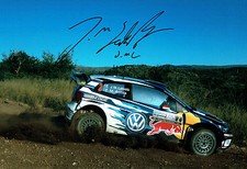 Jari Matti Latvala Driver Signed Autograph Photo Vw Argentina Rally Dealer Coa