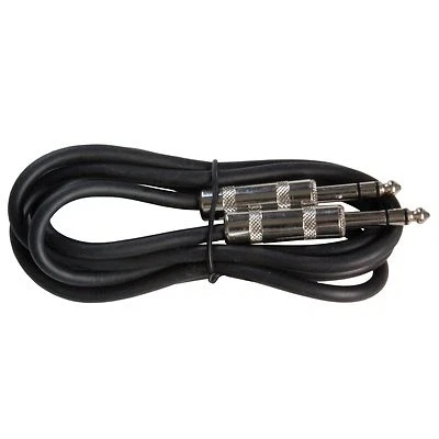 YOVUS 3 ft foot STEREO TRS 1/4 inch to 6.3mm BALANCED PRO AUDIO PA DJ PATCH CABLE CORD