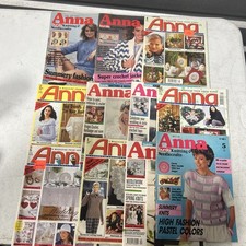 ANNA Magazine - Burda Knitting & Needlecrafts -  11 Vintage Issues, 1982-2001