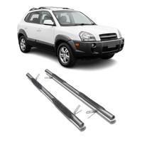 Edelstahl Trittbretter Schwellerrohre FüR Hyundai Tucson 2004-2010 Silber