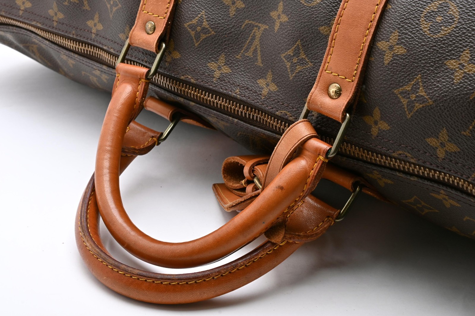 LOUIS VUITTON Keepall 60 Monogram M41422 Boston Bag Authentic From JAPAN # 58 — image 8