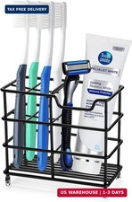 Toothbrush Holders for Bathrooms, Stainless Steel Toothbrush Holder for Kids and