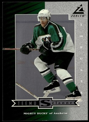 1997-98 Zenith 5x7 Silver Impulse Uncut #Z6 Teemu Selanne