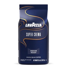 Lavazza Super Crema Whole Bean Coffee, Medium Espresso Roast,2.2 Lb Bag Pk of 1 13.32 per pound