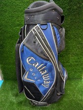 Callaway Cart Golf Bag Blue/Black 6-Way Divider Carry Handle Rain Hood