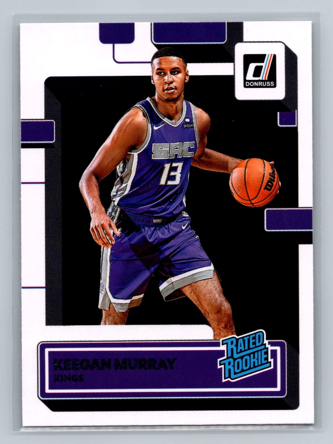 Keegan Murray 2022-23 Donruss #204 Silver Press Proof Rookie Sacramento Kings