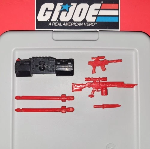 GI Joe Cobra Major Bludd 1994 Complete Weapons Set Original 90's Hasbro Unbroken