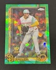 2025 Topps Chrome Update Sapphire USC195 Mason Miler /99 🔥Cy Young🔥