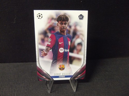 Lamine Yamal SP Image Variation RC Rookie 2023-24 Topps UEFA Club Competition