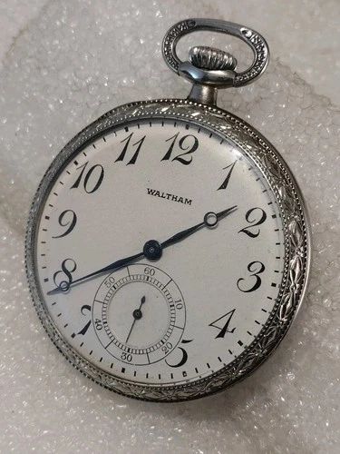 Antique Pocket Watch Waltham 18K Wadsworth Gold Filled Case 15J Grade 220 1894