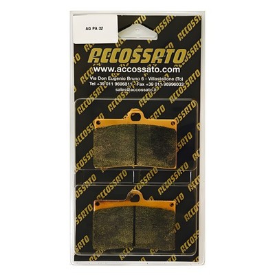 FRONT RECESSED BRAKE PADS FOR TM SMF 400 F 2002 > 2002 1 PAIR EV2