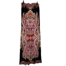 Uncle Frank Anthro Strapless Maxi Dress Retro 70s Colorful Psychedelic Boho Sz M