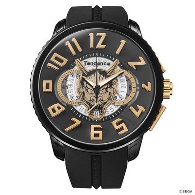 Tendence TY046038 Ryu Ga Gotoku Majima Goro Watch 50mm Gold Yakuza