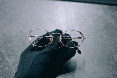 Jean Paul Gaultier 55-3175 Vintage Sonnenbrille Silber Oval JPG Japan Deadstock - Bild 1 von 4