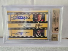 2010 Pop Century Co-stars Autographs Gold 5/5 ICE-T Kristanna Loken BGS 9.5 Gem