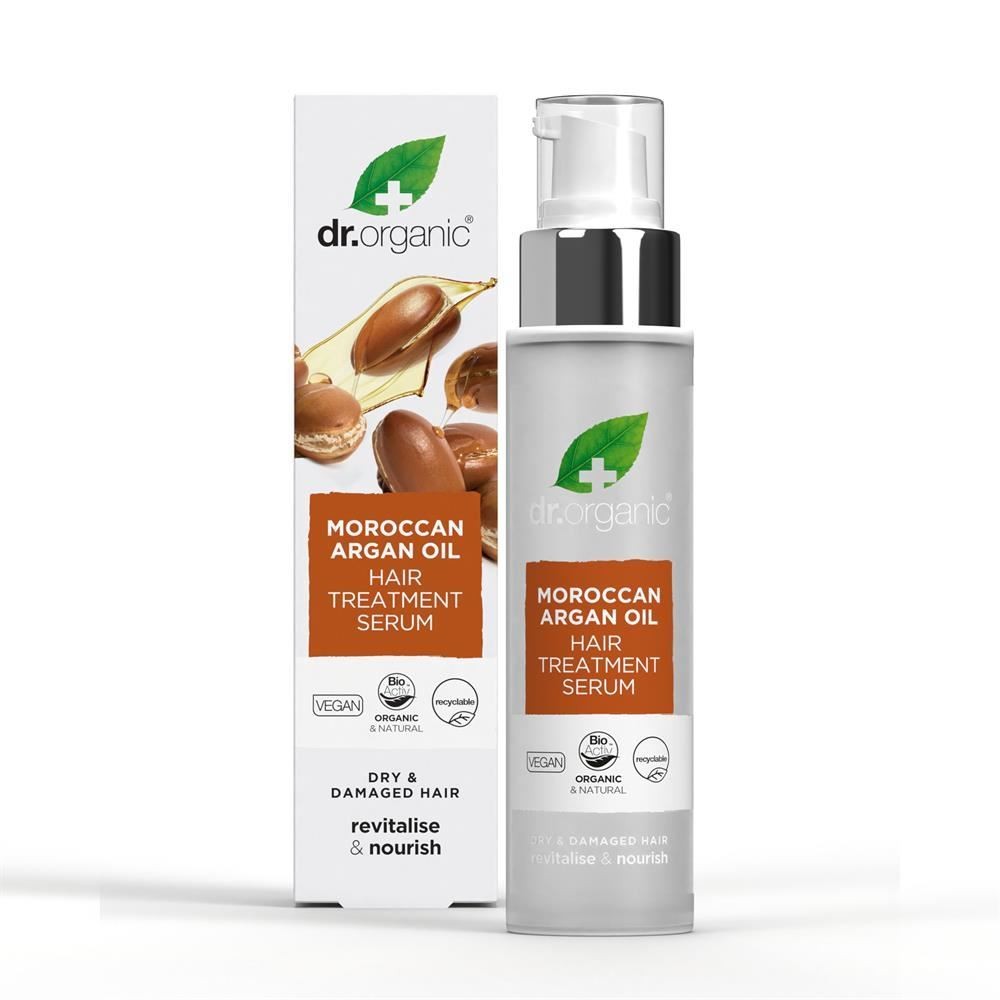 Dr Organic Moroccan Argan Oil Hair Treatment Serum 100Ml - Image 5