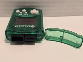 Dreamcast Sega Dreamcast VMU Clear Green w Cover Japanese Import US Seller 