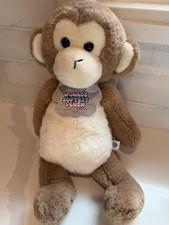 World's Softest Plush Soft Plush Monkey Stuffed Animal Brown/Beige Medium 3 