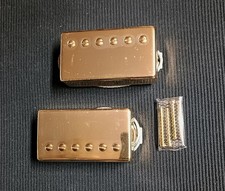 Epiphone Humbucker Set PB2GHBN-4 / PB3GHBB-4 gold, neu + Rahmen curved or flat