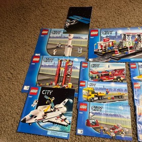 Lego City Instruction Manual Lot Huge Lot With Rare Poster 3368 3367 7208 7937