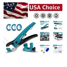 Heavy-Duty PEX Cutter 1-1/4" for Thin PVC, PPR & More – Effortless Precision