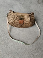Cestino Da Pescatore Antico Porta Pesci  Vintage