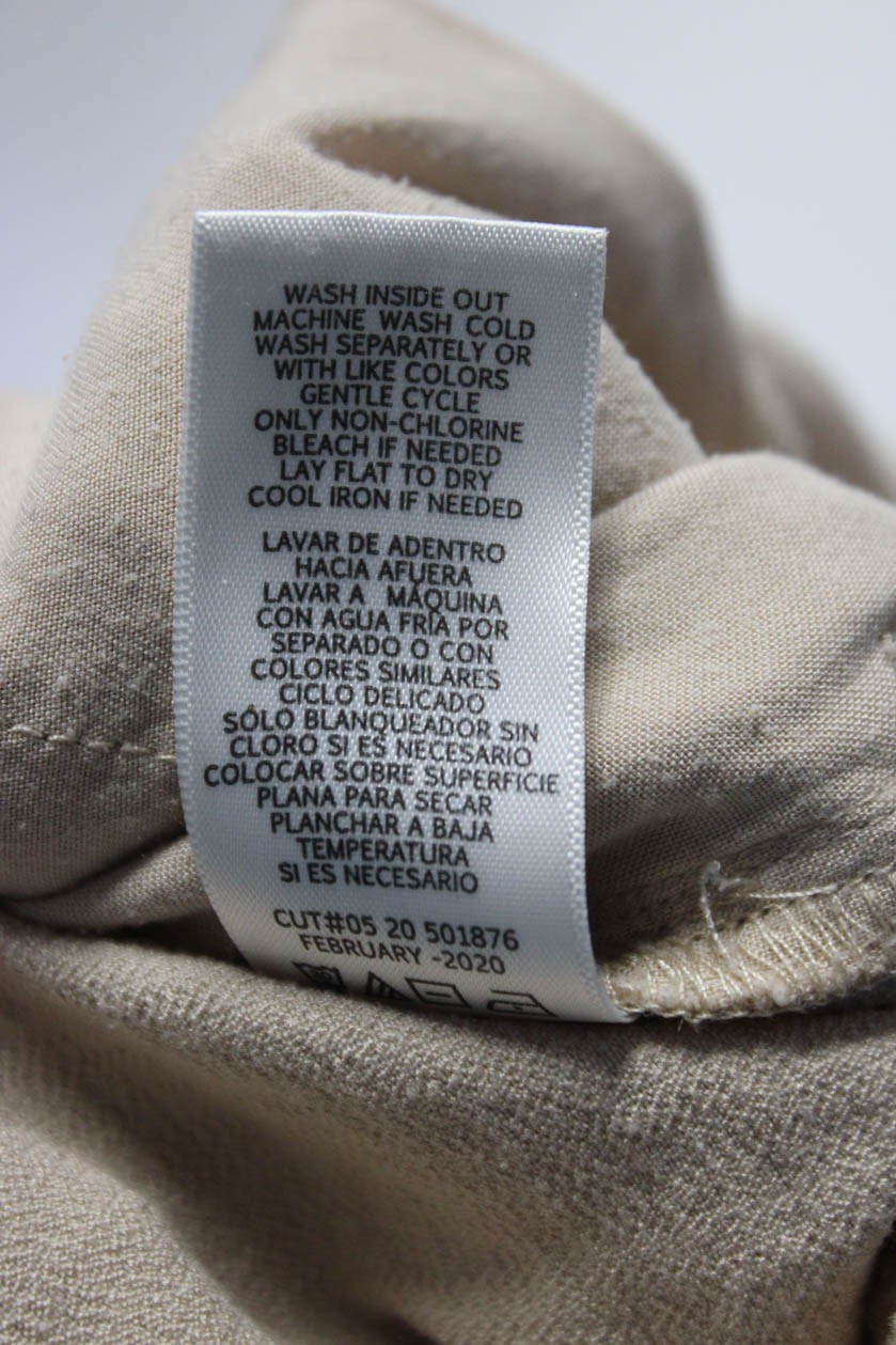 Love, Whit by Whitney Port Womens Beige Tailored Pants Off-White Size 8 13457533