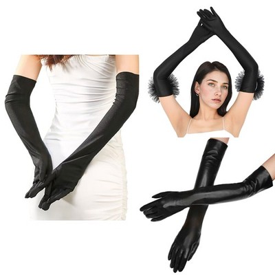 Women Mittens Opera Long Gloves 1 Pair Dance Gloves Trendy Opera Mittens Party