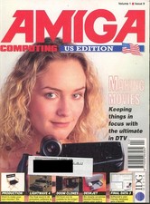 Amiga Computing Magazine Volume 1 Issue 9 US Edition Commodore Computer