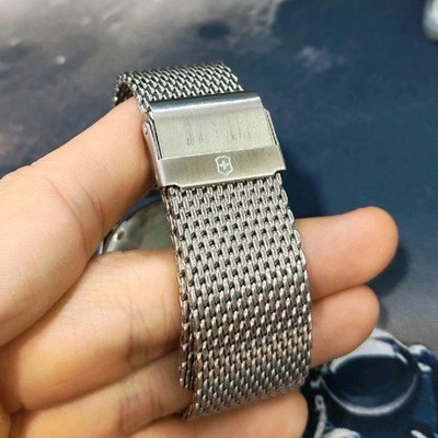 Rare Victorinox Infantry GMT 241649 Black Dial Date Sapphire