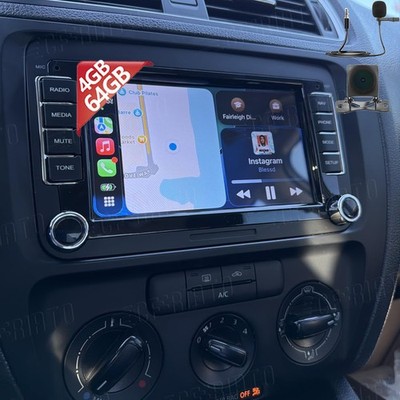 Android 15 Carplay Autoradio GPS NAVI Für VW GOLF 5 6 Plus Tiguan Touran Passat