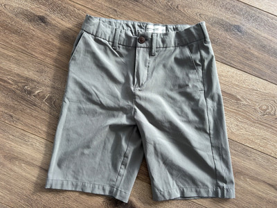 Abercrombie & Fitch Kids Boys Performance Golf Chino Shorts Sz 11/12 Gray