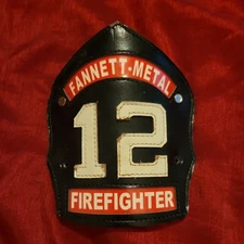 Leather Helmet Shield Front Piece