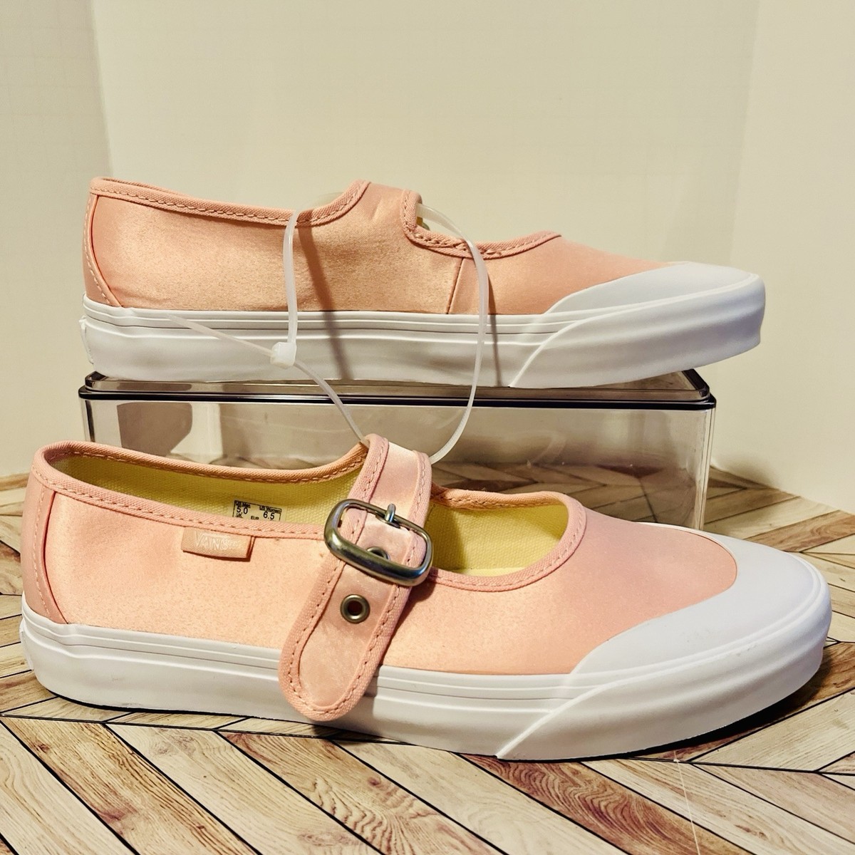 マーブル柄リストバンド buttstain vans madrid sears VANS Mary Jane Women's 6.5 Shoes Ballet Chintz Rose Pink Satin