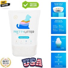 6 lbs Unscented Crystal Cat Litter with Health Monitor - Low Dust  Maintenance