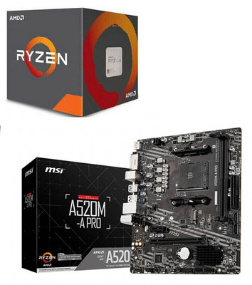 Aufrüstkit PC Bundle Kit Ryzen 5 5600GT 6x 4,6 Ghz Turbo / MSI A520M-A Pro