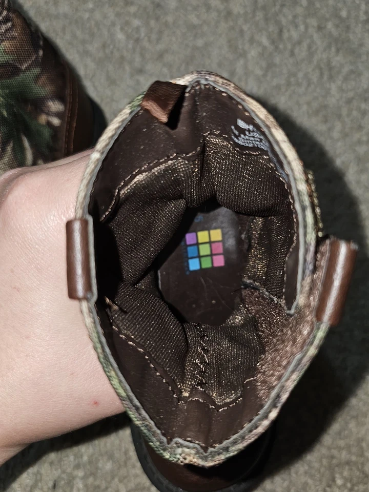 Baby Camo Boots Size 5 Health Tex Brand Zip. Foto 3 de 4