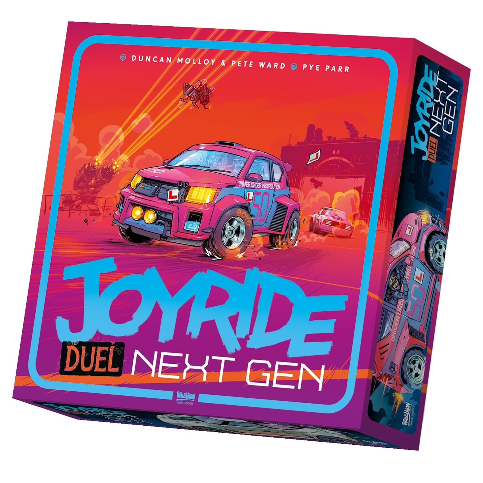 Rebellion Unplugged   JOYRIDE DUEL: Next Gen   Racing Board Game   Ages 14+   2