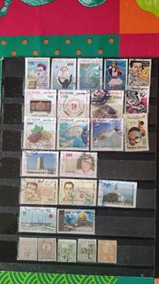 25 TIMBRES DE TUNISIE LOT 19052026 TUN 666